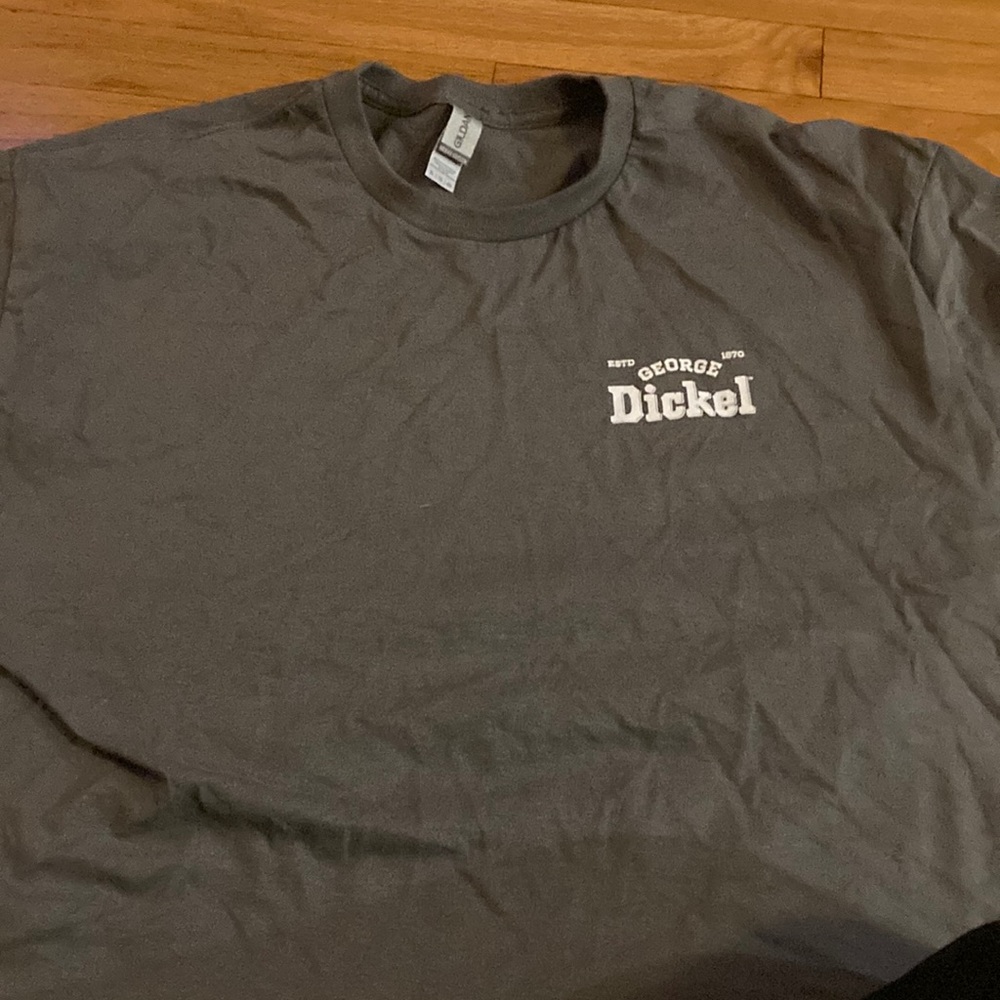 George Dickel gray tee shirt xl